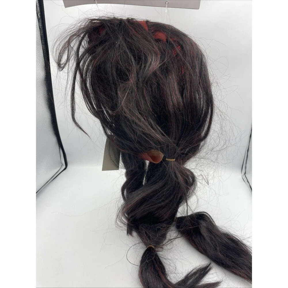 NWT Halloween VTG Kmart Totally Ghoul Super Hair Mask Devil Satan Scary